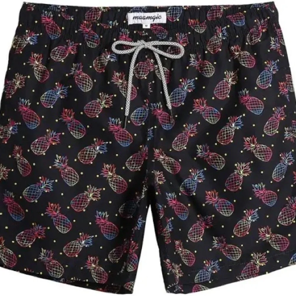 Maamgic M Swimming Trunks Men's Pineapple Board Shorts